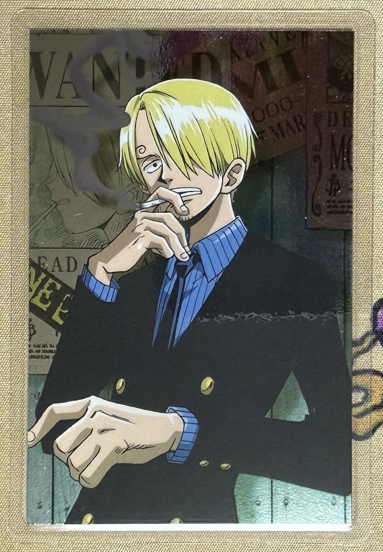 Sanji lami card close-up