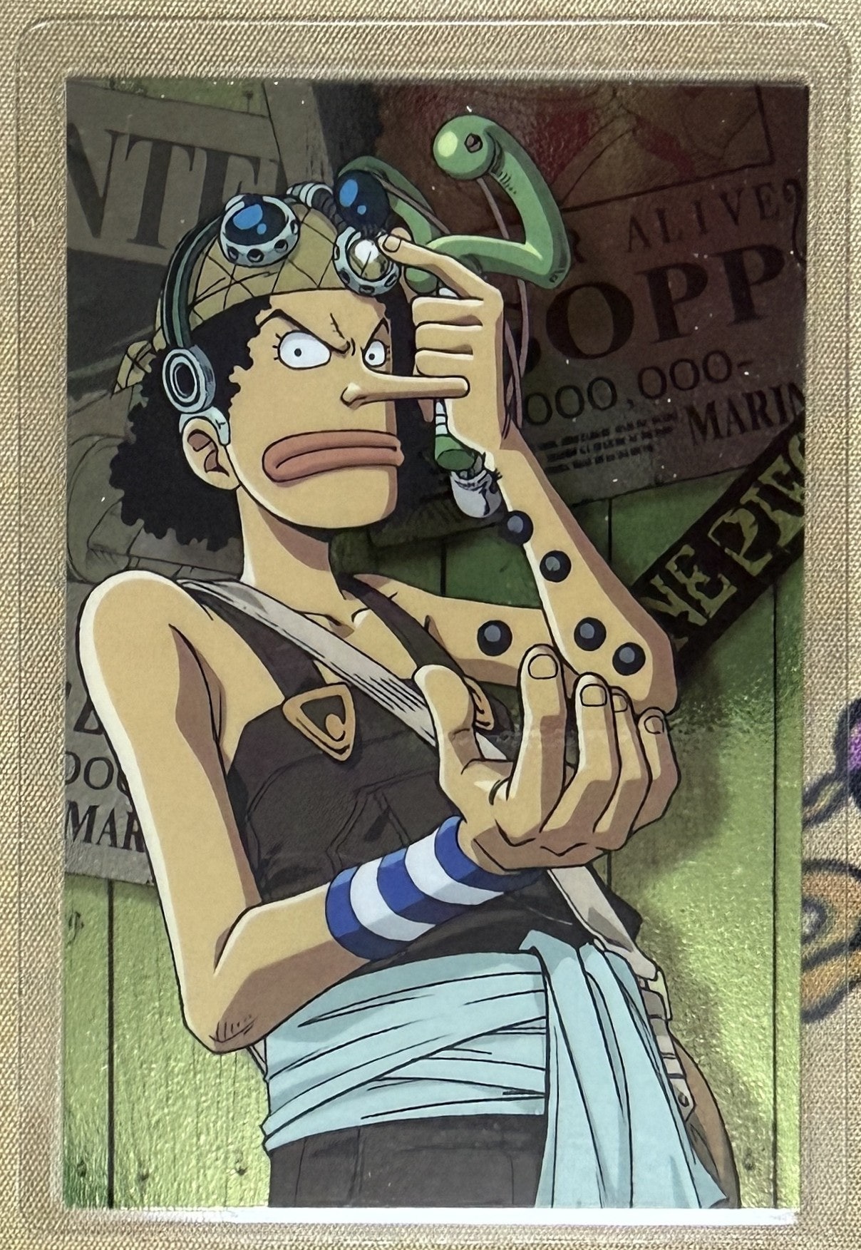 Usopp lami card close-up