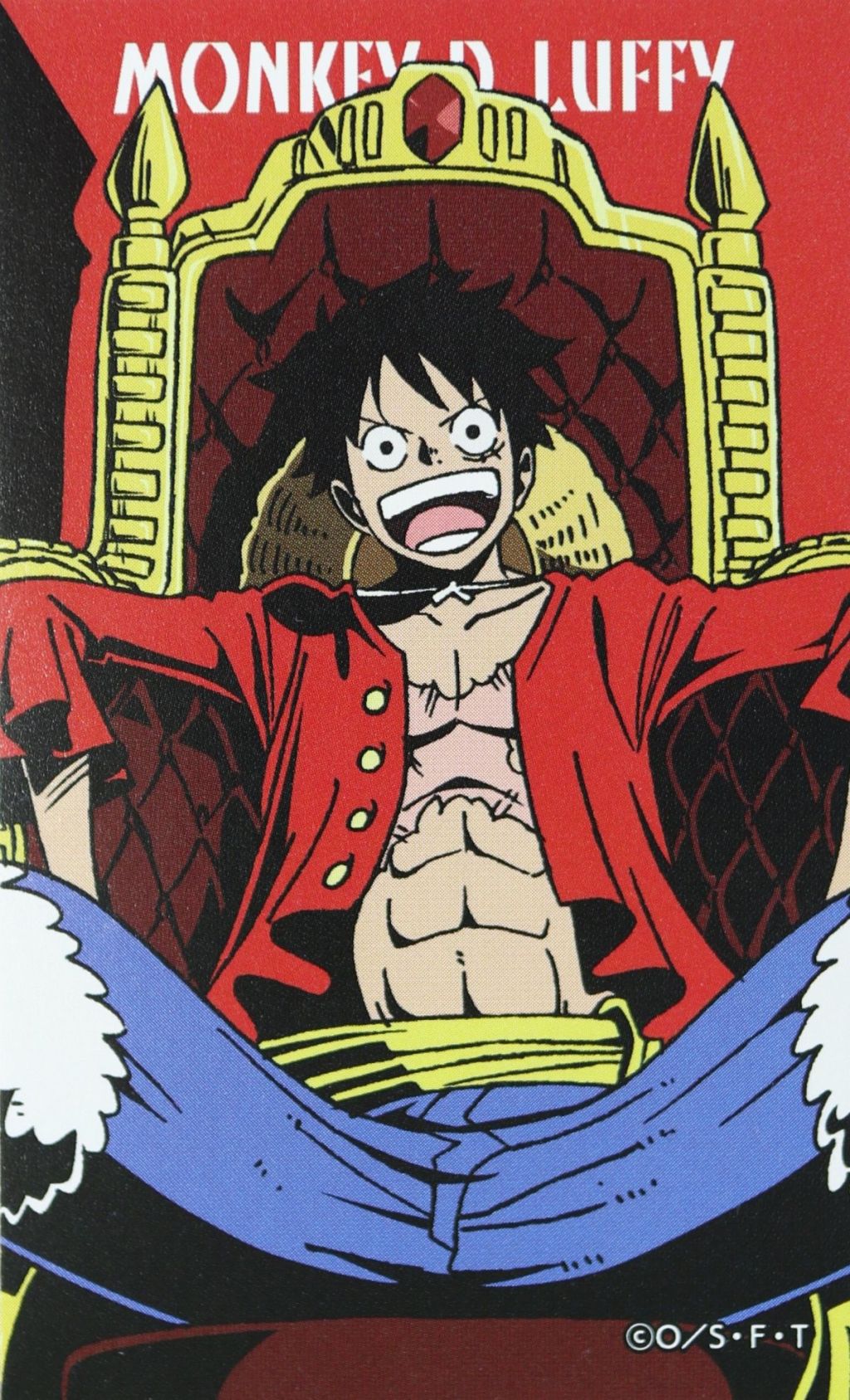 ONE PIECE Mugiwara Store Chara-Gum Collection BLUE — cheap paper stickers, buy singles if you like the&nbsp;art
