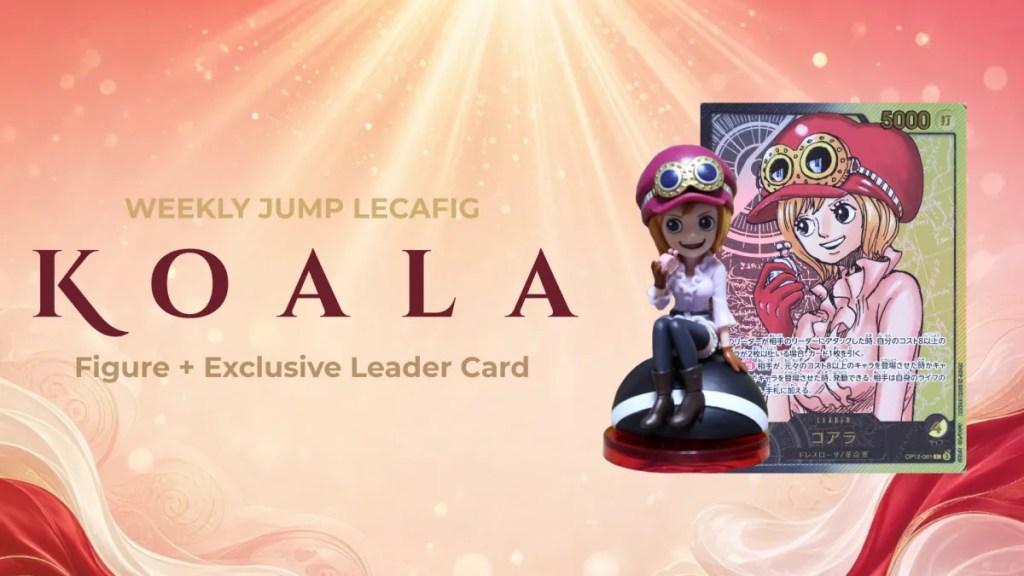 Jump Lecafig Koala figure + promo Leader — Buy for the exclusive card, skip if you only want a cheap&nbsp;figure