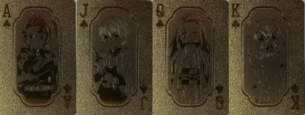 illustrations on A, J, Q, K