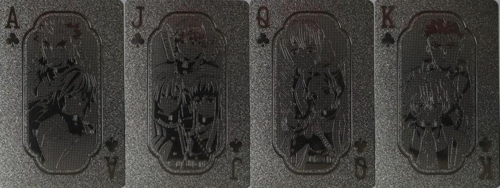 illustrations on A, J, Q, K