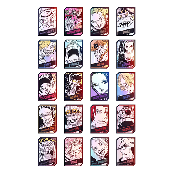 Characters holo card collection