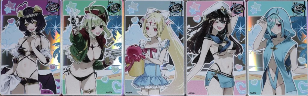 Gushing over Magical Girls Swimsuit Aurora Acrylic Cards Review – Full 10-type&nbsp;box