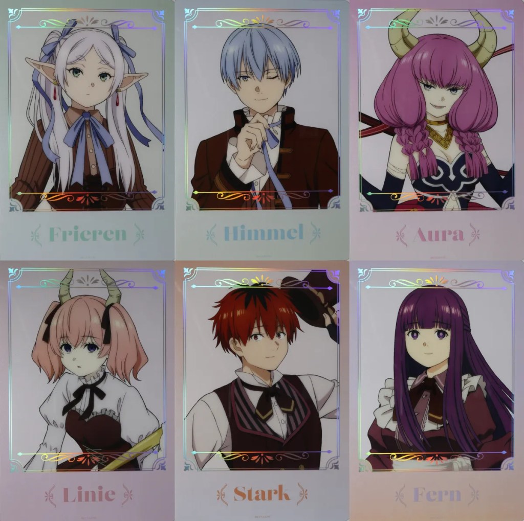 Frieren Enimai Kuji G-prize clear poster full 6-type complete set
