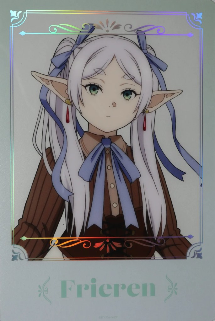 Frieren Enimai Kuji G-prize clear poster Frieren