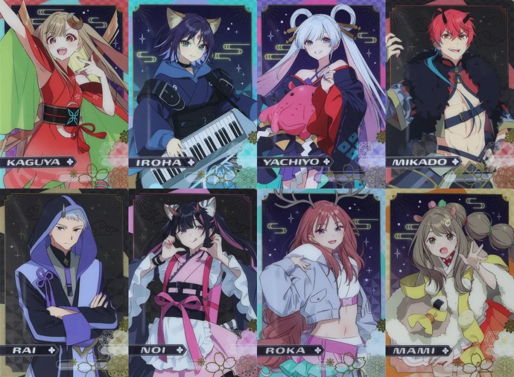 Cho Kaguya-hime Twin Wafers character cards