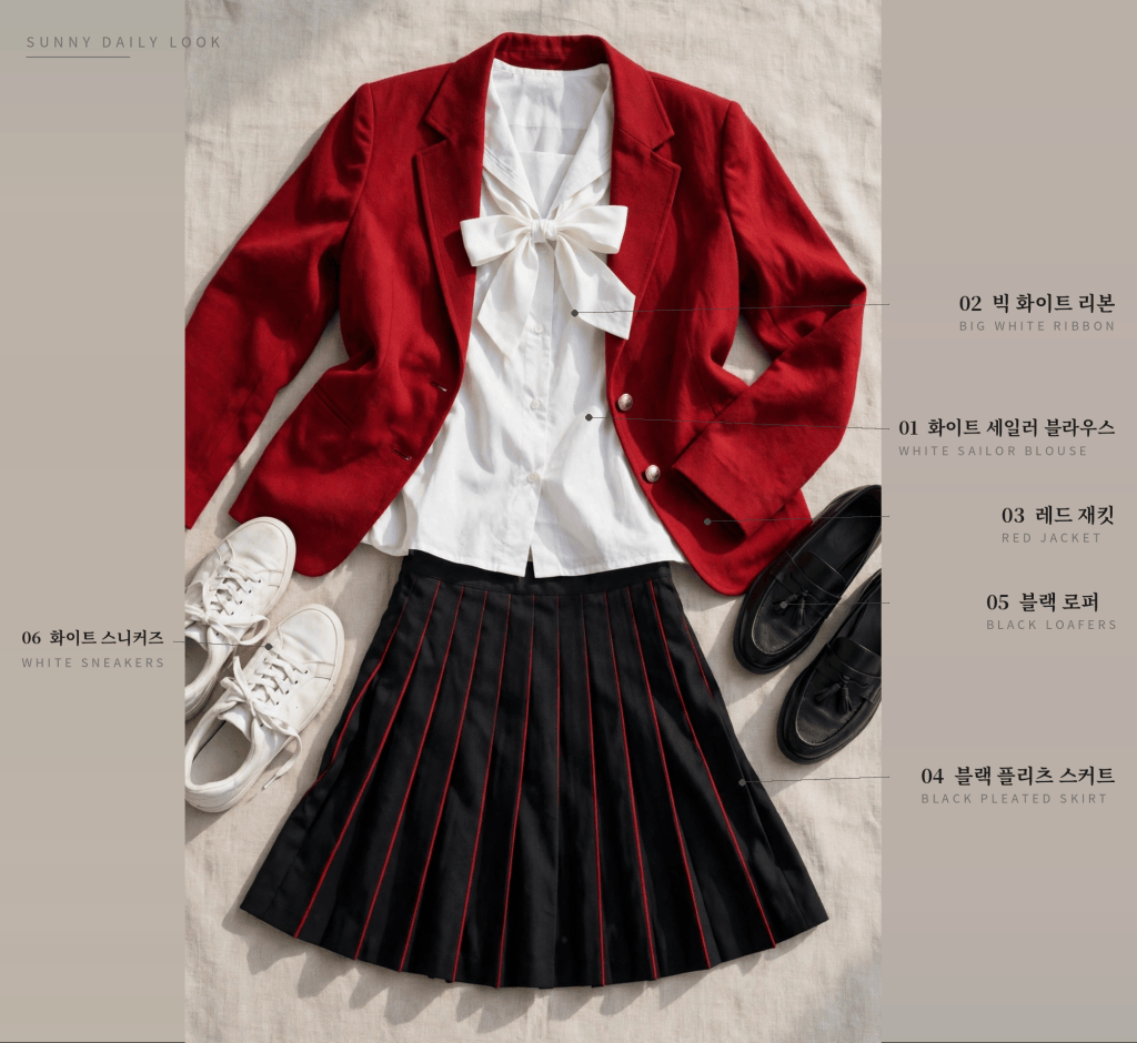 Sunny’s Red Jacket School Daily Look – Magic Knight Rayearth Outfit&nbsp;Guide