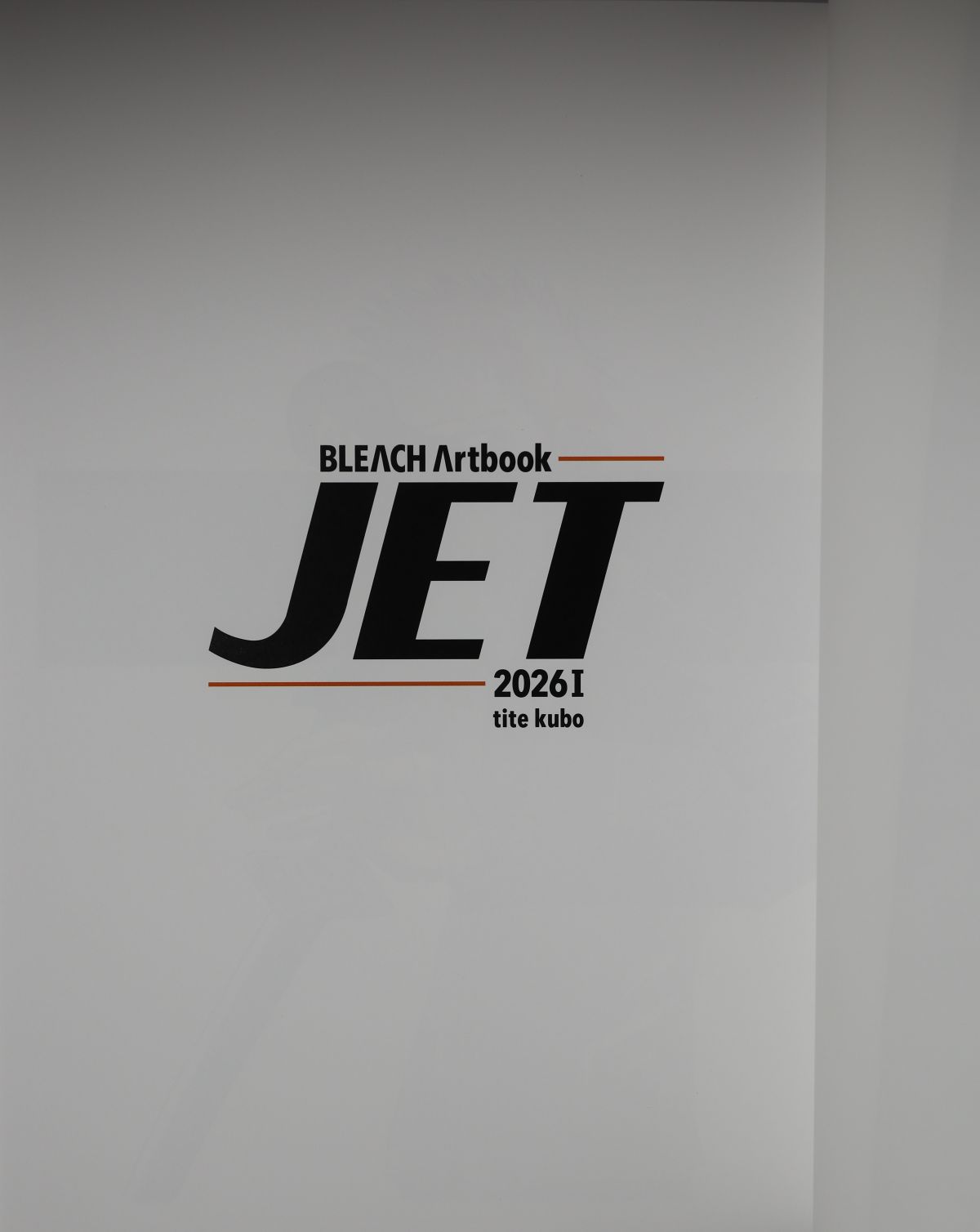 Title page of BLEACH Artbook JET 2026 I
